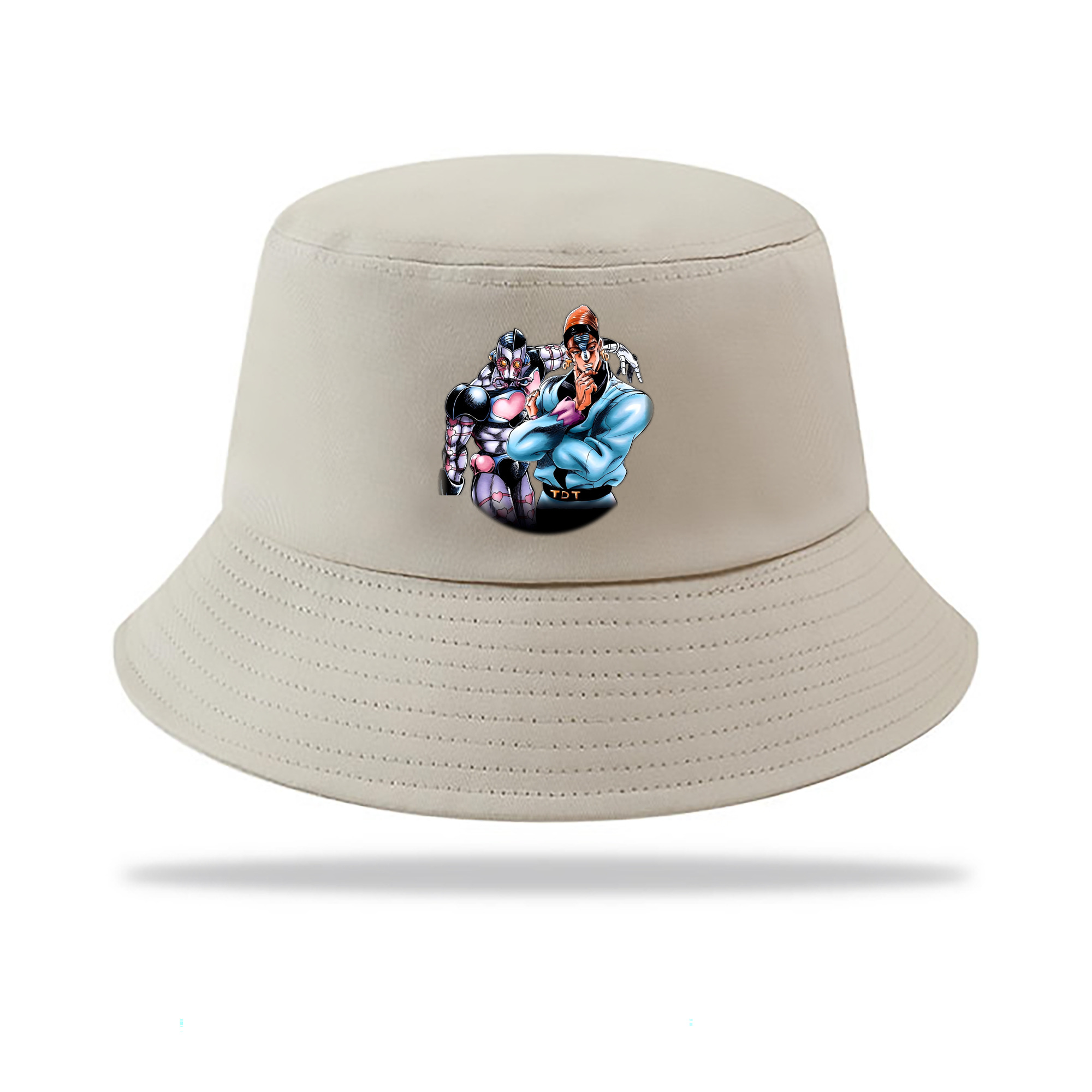（画像用） ジョジョの奇妙な冒険 ひがしかた じょうすけ JoJo's Bizarre Adventure Higashikata Josuke アウトドア日除けバケットハット
